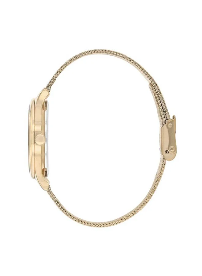 CITIZEN Women's Stainless Steel Mesh Gold Plating  Watch EM0503-83X - 32 mm