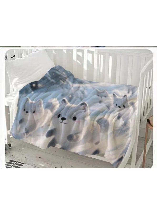 general Flannel thin blanket (warm and comfortable, suitable for sleep, gaming, dust removal and sandproof) 150cm*200cm - 211 - Image 1