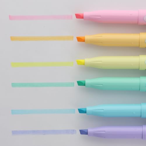 Pilot Frixion Light Soft Color Erasable Highlighter Pen, 6 Color Set (SFL-60SL-6CS) - Image 4