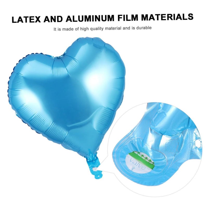 Blue Birthday Balloons Decorations Set with Letters Banner and Latex Balloons for Party Supplies - Image 3