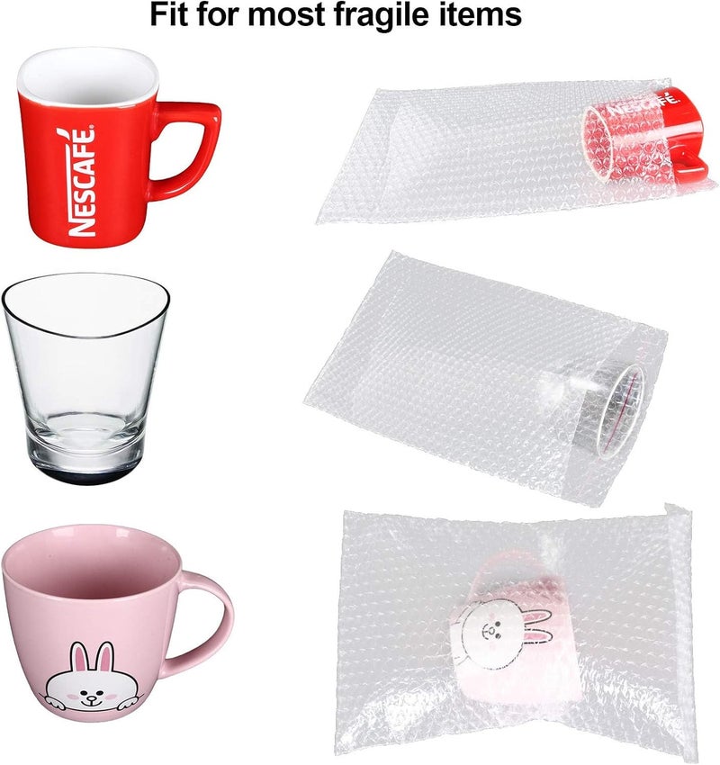 MIVIDE 50PCS Bubble Out Bags 778x 1178Clear Bubble Mailers SelfSealing Double Walled Bubble Pouch Bags for Packing Moving Shipping Mailing Bubble Cushioning Wrap Bags  - Image 5