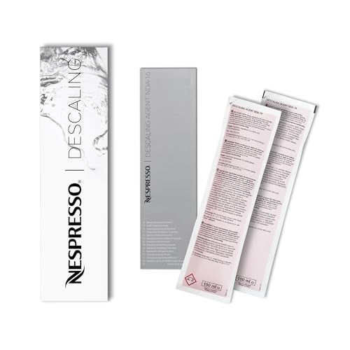 Nespresso Descaling Kit Solution, Compatible with all Nespresso models, 2 Pack - Image 1