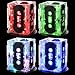 Halloscume 4 Sets 80s Party Decorations 90s Cassette Tape Bucket Centerpiece Tape Radio Boombox Birthday Party Table Neon Light Decorations for 1980 1990 Hip Hop Supplies - Image 2