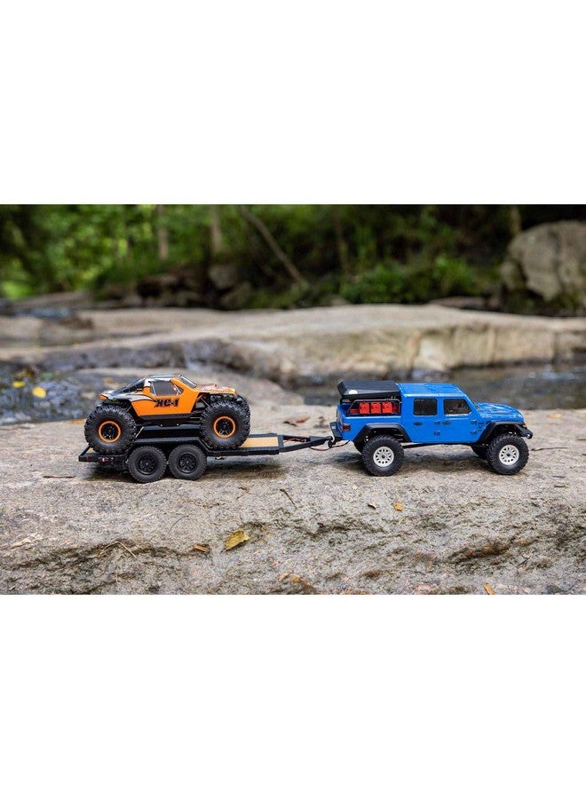 AXIAL Scx24 Flat Bed Vehicle Trailer With Led Taillights:1/24Th, Axi00009 - Image 3