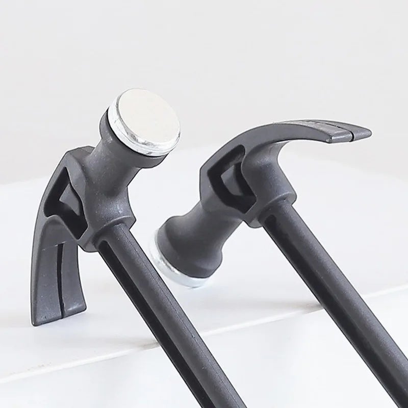 2 IN 1 Mini Claw Handle Hammer Woodworking Nail Puncher Hammer  Emergency Safety Escape Small Iron Hammer Watch Repair Hand Tool - Image 3