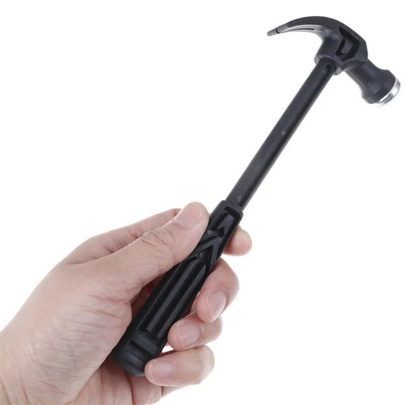 2 IN 1 Mini Claw Handle Hammer Woodworking Nail Puncher Hammer  Emergency Safety Escape Small Iron Hammer Watch Repair Hand Tool - Image 4