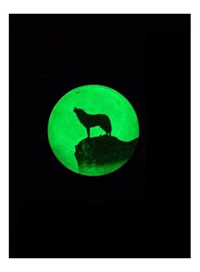 Womens Necklace Goes in the Dark Wolf Shape