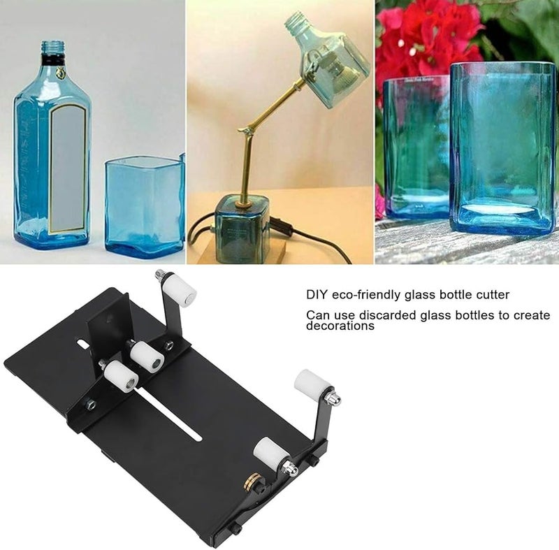 أداة قطع زجاجات عالمية قابلة للتعديل للزجاجات المربعة والمستديرة مع نظام أمان ضد الصدمات الحرارية - Image 5