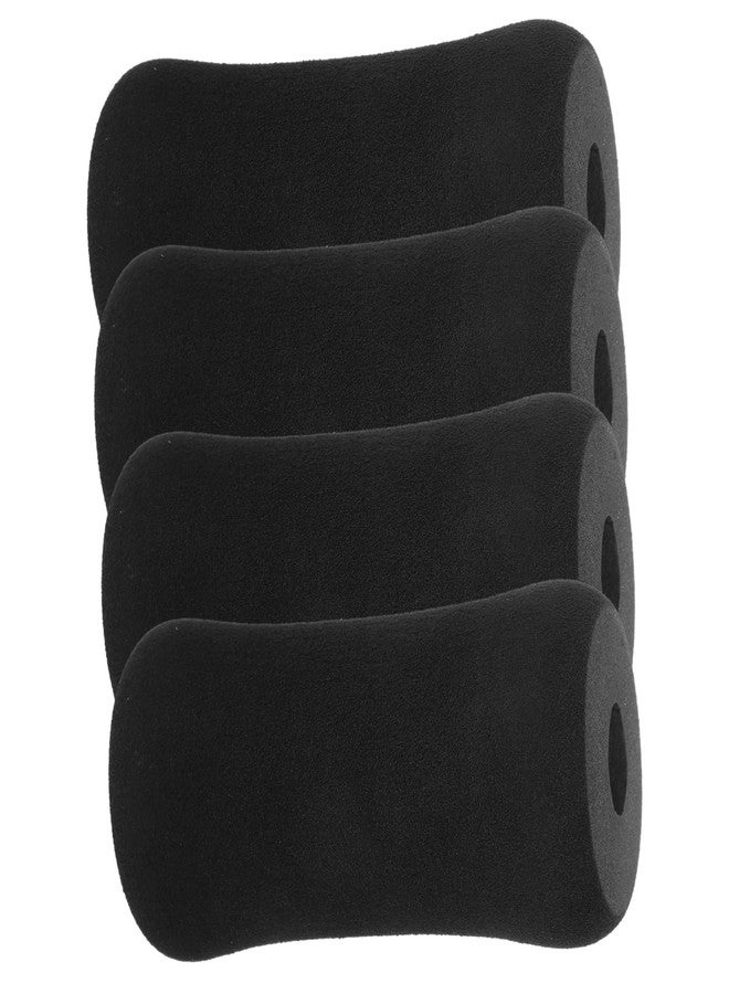 KICHOUSE Replacement Foam Foot Pads Roller Sleeves 4-Pack Covers for Gym Exercise Equipment Compatible with Leg Extension Machines 5.31X2.95X2.95 Inch Fitness Accessories - Image 1