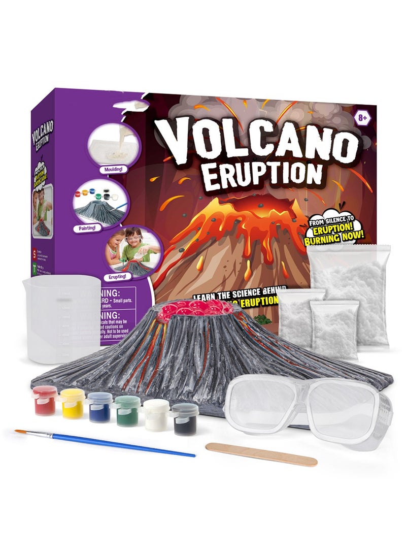 DIY Educational Volcano Eruption Science Experiment Kit Fantastic Kids STEM/STEAM Toys School Learning Activity Set Kids Supplies School Gifts For Girls And Boys - Image 1
