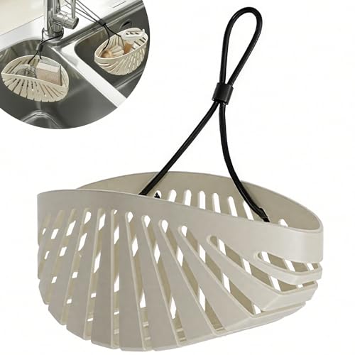 Dancepanda Sponge Holder for Kitchen Sink Suction,Kitchen Sink Organizer Caddy Holder,Dish Sponge Holder - Image 1
