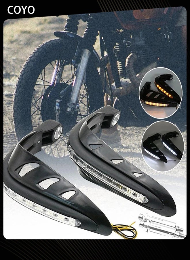 COYO 2-Piece Motorcycle Handguard With LED Light Set - Image 2