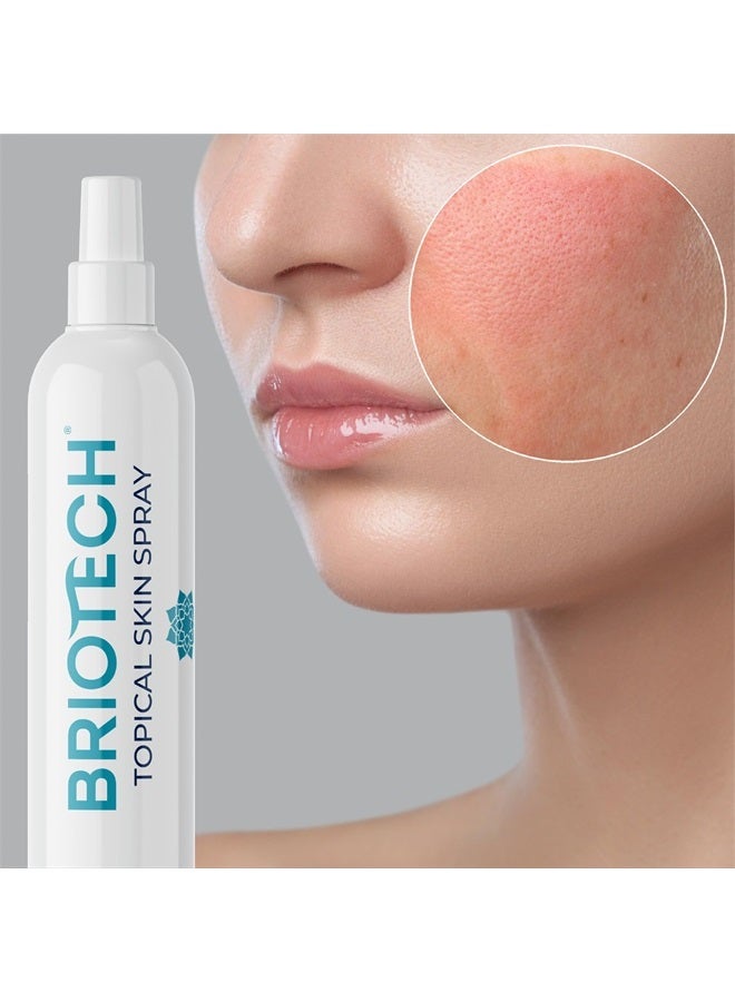 BRIOTECH رذاذ جلدي موضعي، رذاذ حمض الهيبوكلوروس للجسم والوجه، منظف جفون، رذاذ وجه HOCl، دعم ضد التهيج، تهدئة الاحمرار، تخفيف القدم وفروة الرأس، قد يختلف التعبئة، 4 أونصات، 1 قطعة - Image 4