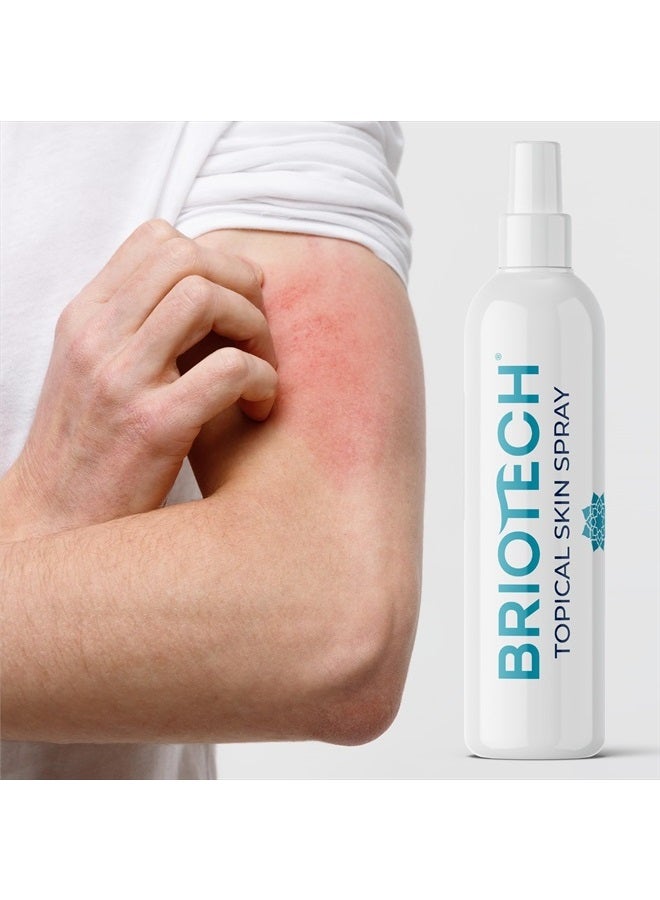BRIOTECH رذاذ جلدي موضعي، رذاذ حمض الهيبوكلوروس للجسم والوجه، منظف جفون، رذاذ وجه HOCl، دعم ضد التهيج، تهدئة الاحمرار، تخفيف القدم وفروة الرأس، قد يختلف التعبئة، 4 أونصات، 1 قطعة - Image 5