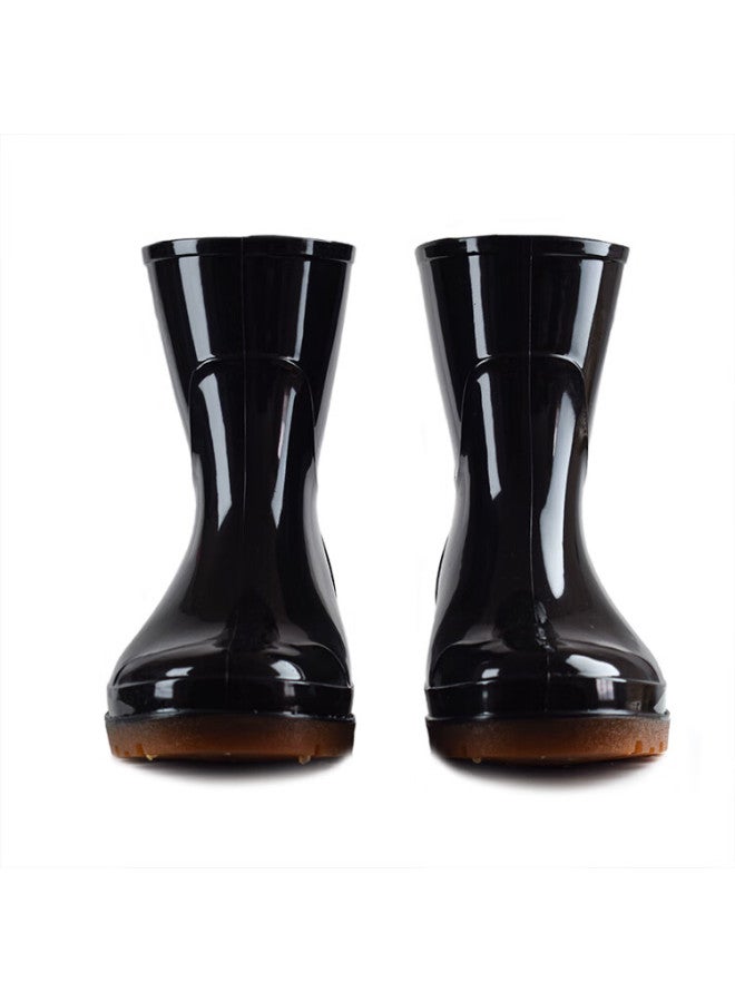 Renben Men's Classic Waterproof Outdoor Wear-resistant Rubber Shoes Non-slip Rain Boots Shoe Covers 899 Low Tube Size 39 - Image 3