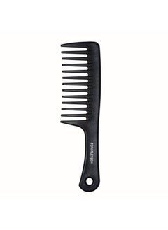 Tongtletech Wide Tooth Comb Detangling Hair Brush Wide Comb Handgrip Comb Detangler Comb Paddle Hair Comb Care Best Styling Comb For Longwet & Dry Or Curly Hair Black  - Image 2