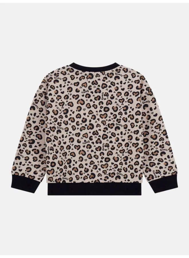 GUESS Kids Graphic Crew Neck Sweatshirt
