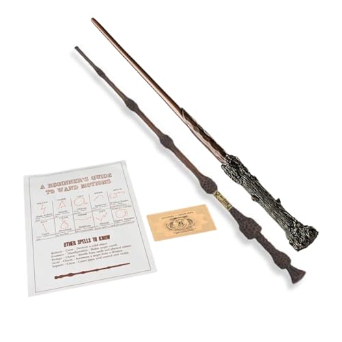 FUSKED Magical Wizard Wand with Authentic Details for Kids Unisex Party Costume Christmas Cosplay Accessory, Magical Costume Theme Party (Dumbledore and HP) - Image 1