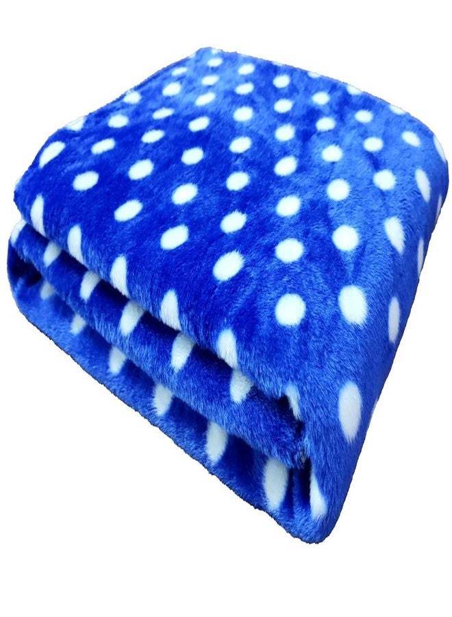 First Kick New Born Super Soft Baby Blanket Wrapper Durable Fleece Polyester Sheet Cum Baby Blanket for Baby Boys, Baby Girls, Babies (100cm x 75cm, 0-6 Months) Royal Blue - Image 2