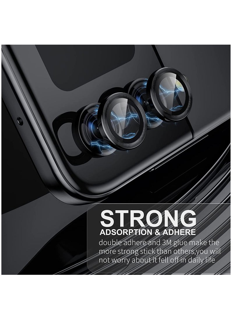 KASTWAVE Samsung Galaxy Z Flip 4 Camera Lens Protector Case Cover, Anti Scratch HD Tempered Metal Glass Camera Screen Protector Shockproof Film for Samsung Galaxy Z Flip 4 5G 2022 Accessories, Black - Image 5