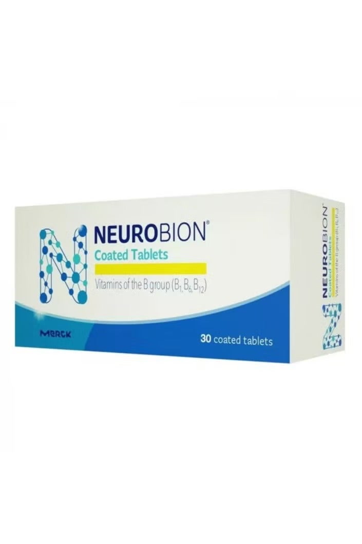 Neurobion Vitamin B1, B6 & B12 Supplement Tablets, Pack of 30's - Image 1