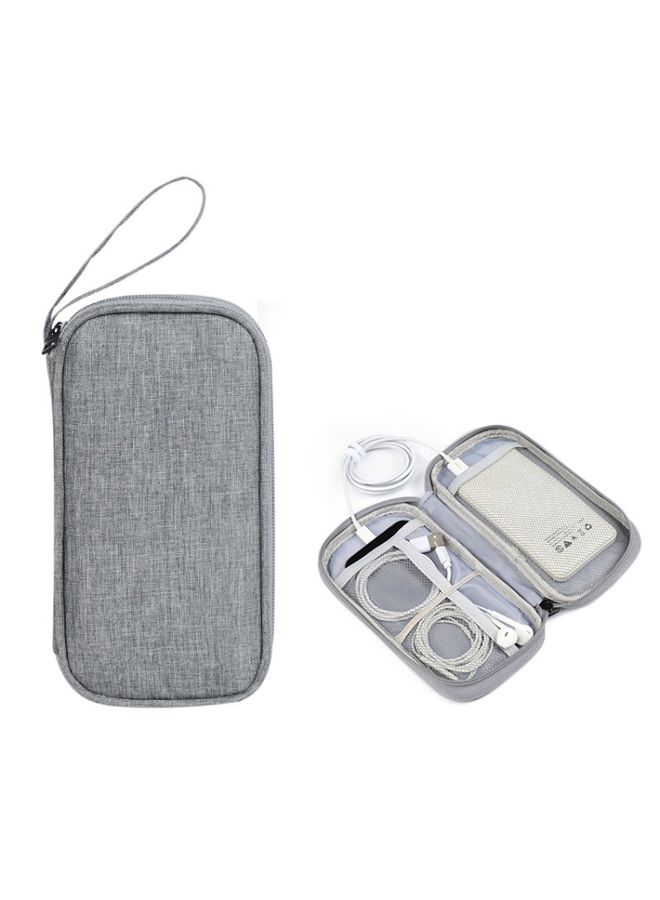 BURAQ Power Hard Drive Digital Accessories Dustproof Storage Bag, Style: Power Bank Bag (Gray)  - Image 1