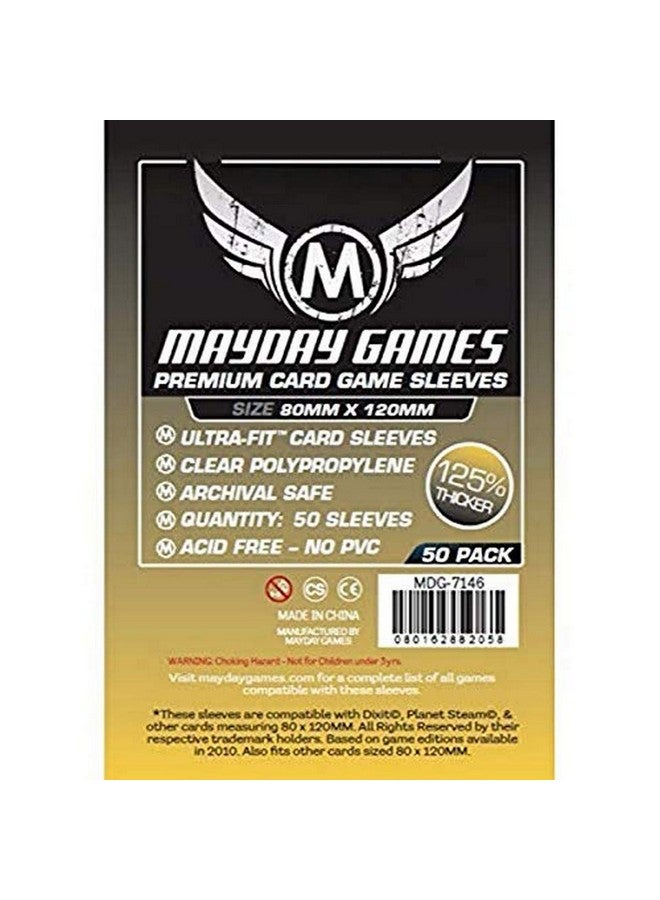 50 Mayday 80 x 120 Dixit Premium Card Sleeves Board Game