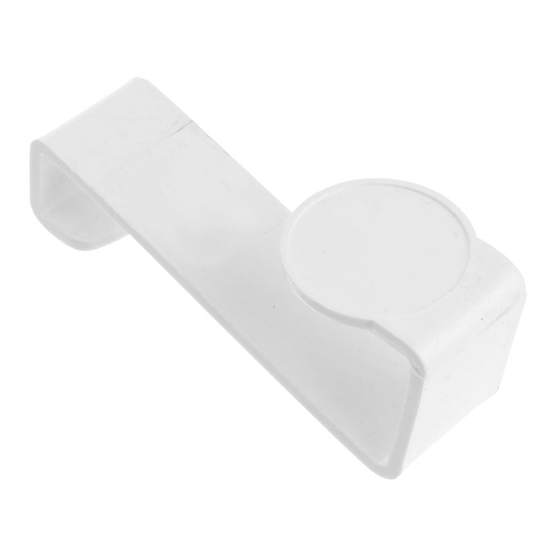 Multifunctional Z Shaped Plastic Toilet Seat Hook White Punch Free Bathroom Kitchen Organizer - Image 2