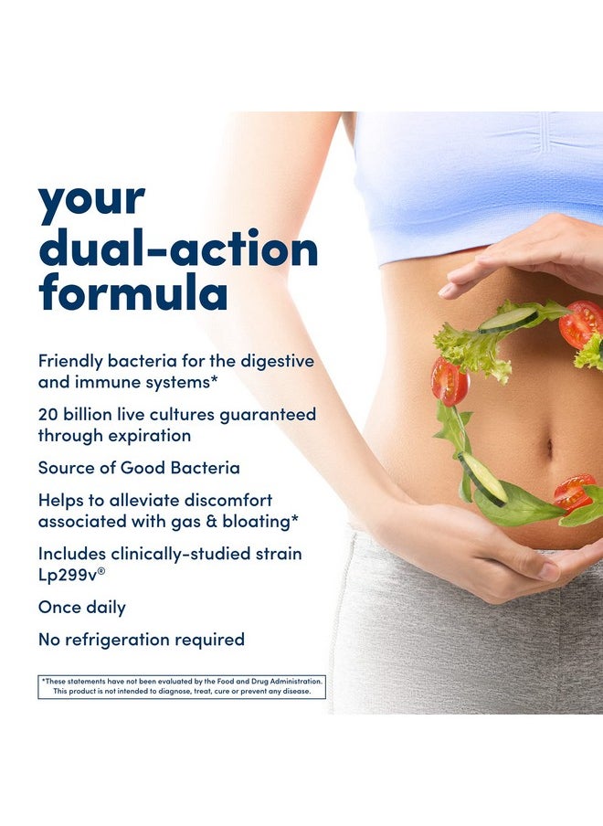 American Health - Enzyme Probiotic Complex Plus 20 Billion Microorganisms Clinically Studied Strain Advanced Support For Gas & Bloating* Nongmo 30 Capsules 30 Total Servings - Image 1