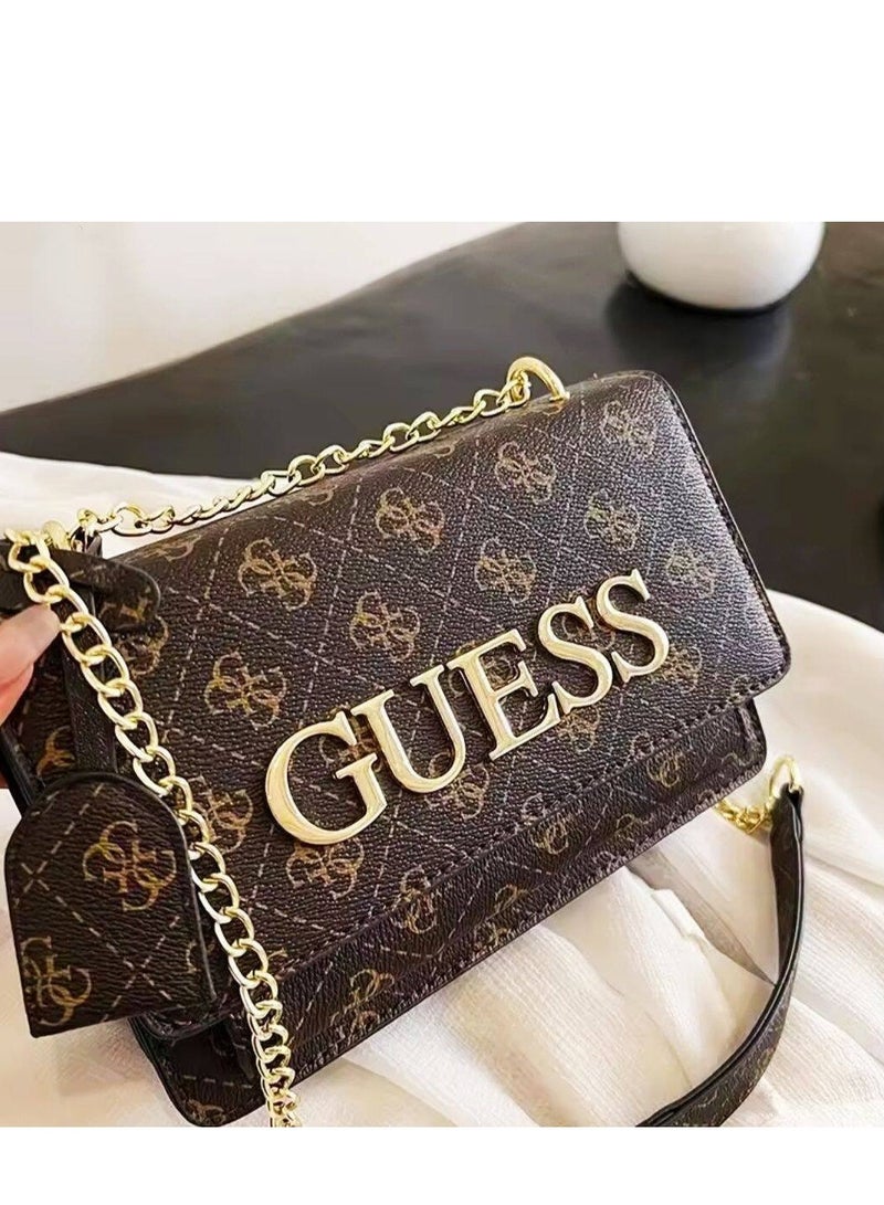 GUESS Guess Bag For Women Brown Crossbody Bags for Ladies Guess 21.5x14x7.5cm  - Image 3