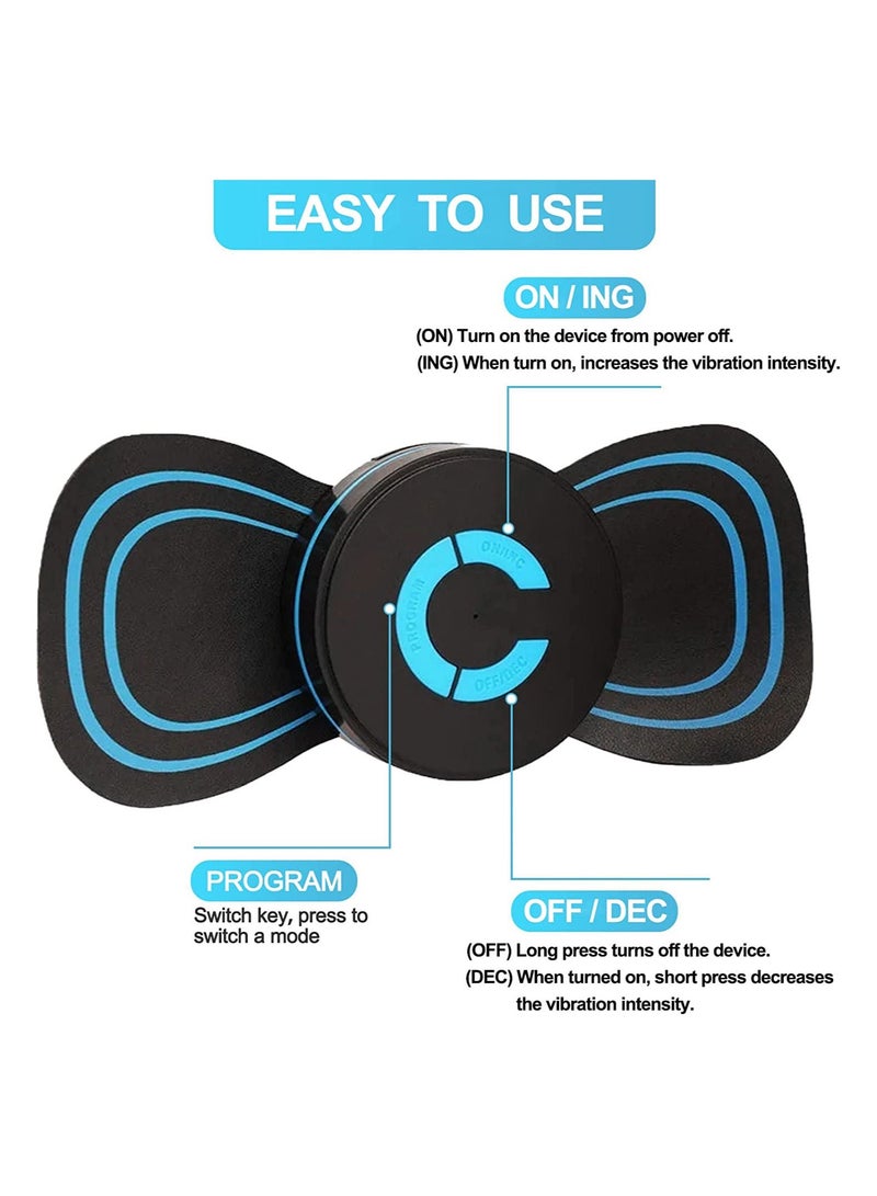 Generic Neck and Back Massager Portable Mini Cervical Massager Pads Relieve Pressur for Neck Shoulder Back Waist Arms Legs - Image 4