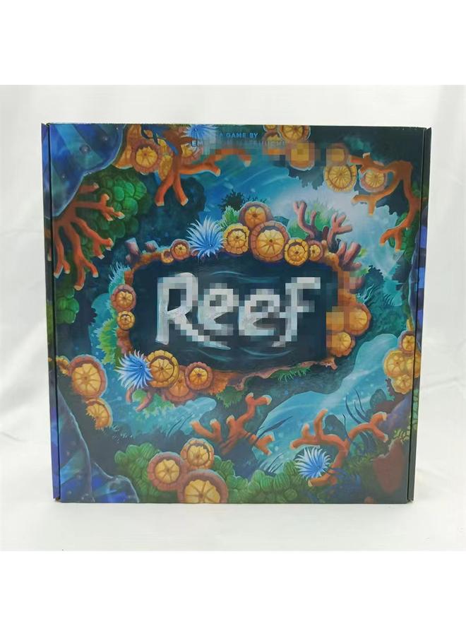 Bluejw Cross-border Special For REEF Coral Story Color Brick Master English Edition Board Game Toy Party Game Board Game Card  - Image 1