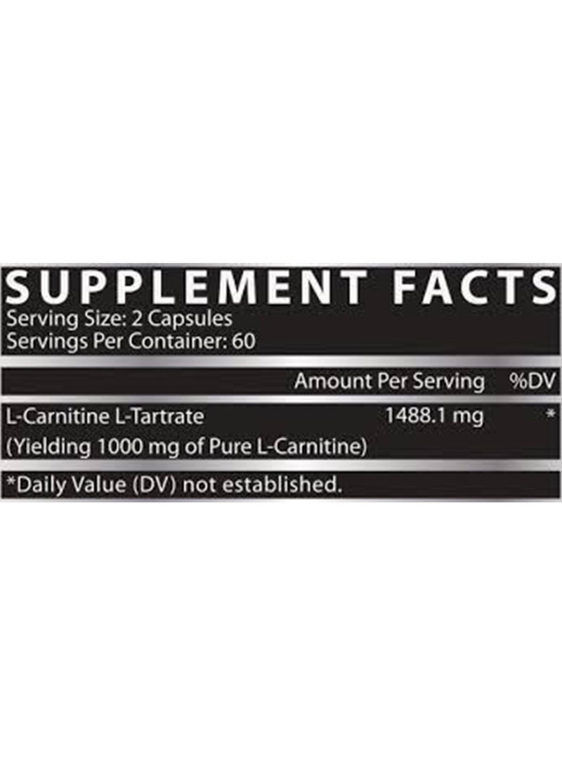 نورتكس ريسيرش نوتريكس كارنيتين، 120 كبسولة سائلة - Image 3