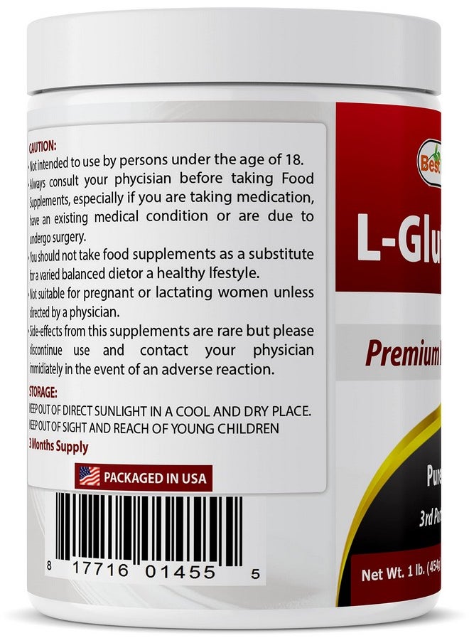 Best Naturals L-Glutamine Powder - 1 Pound - 100% Pure and Free Form - Glutamine Recovery Powder - Clinically Proven Recovery Aid for Men and Women (817716014555) - pzsku/Z984B2E4588F42C5A926DZ/45/_/1739864155/1e6022f3-9357-4a87-bdde-d1efae02ed3a