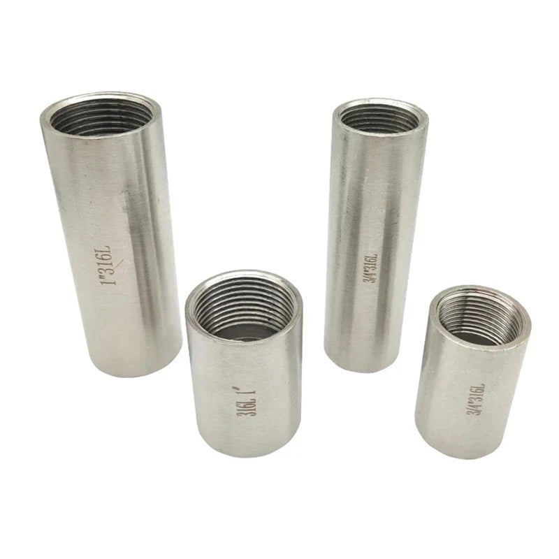316L فولاذ مقاوم للصدأ أنثى اقتران 3 4 بوصة 50mm طول الأنابيب تركيب موصل - Image 2