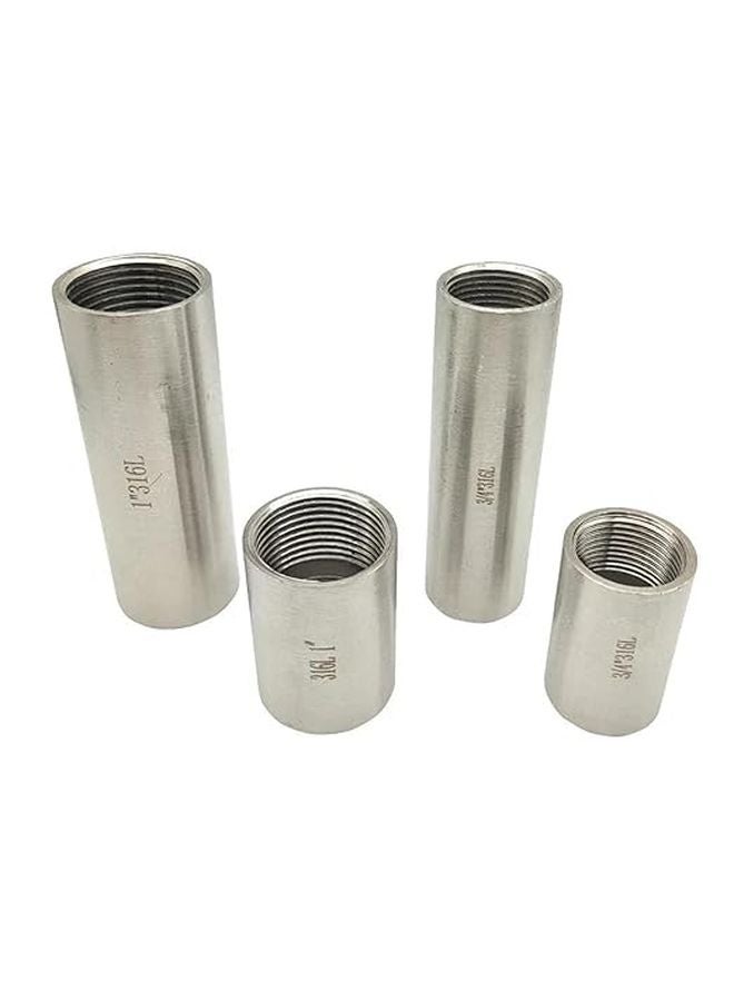 316L فولاذ مقاوم للصدأ أنثى اقتران 3 4 بوصة 50mm طول الأنابيب تركيب موصل - Image 1