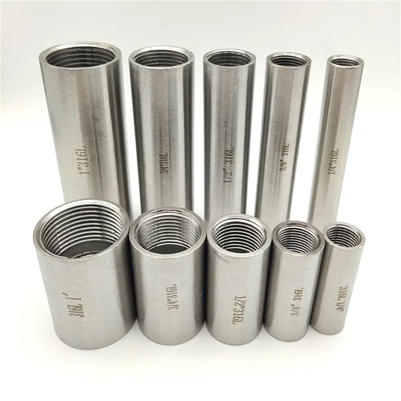 316L فولاذ مقاوم للصدأ أنثى اقتران 3 4 بوصة 50mm طول الأنابيب تركيب موصل - Image 4