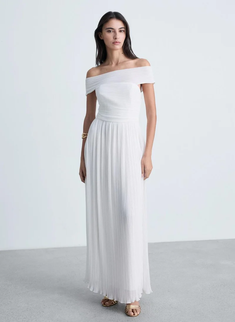 MANGO Casual Cisne Maxi Dress