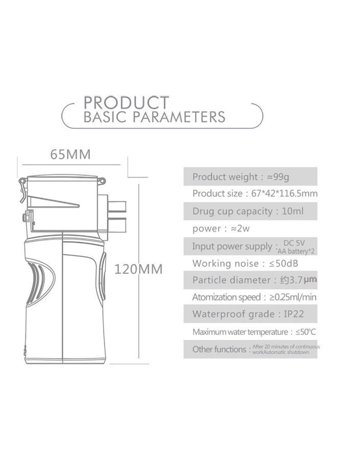 NIBEMINENT Ultrasound Medical Steaming Inhaler - Image 3