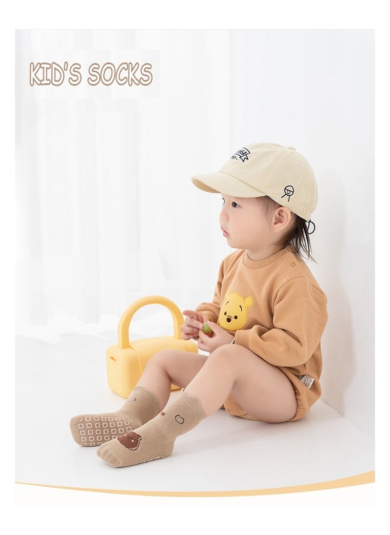 Baby Socks with Grips Toddler Newborn Animal Cartoon Floor Socks for Girls Boys Warm Anti Slip Set for Kids 1 to 3 Years Old - Image 3