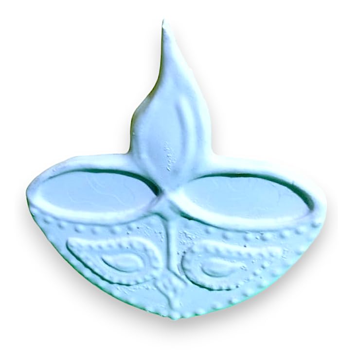 CRAFTIAL CURVE ATR_Diya Pattern Silicone Mold Diwali Special Home Office Decoration Flexible and Reusable Silicone Mold - Image 3