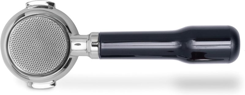 Lelit - - 58 Bottomless Portafilter - Includes 2-Dose Stainless Steel Filter - Classic Handle - PLA580S - Silver/Polished Black - Image 2