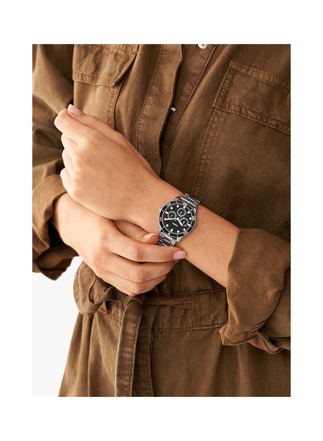 FOSSIL Unisex Analog Round Shape Stainless Steel Watch Set BQ2753SET 45 mm - Image 5