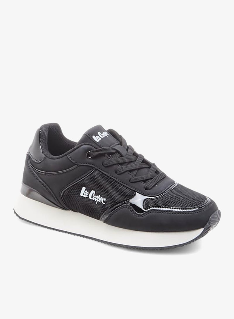 Lee Cooper Women's Mesh Sneakers with Lace-Up Closure - Image 2