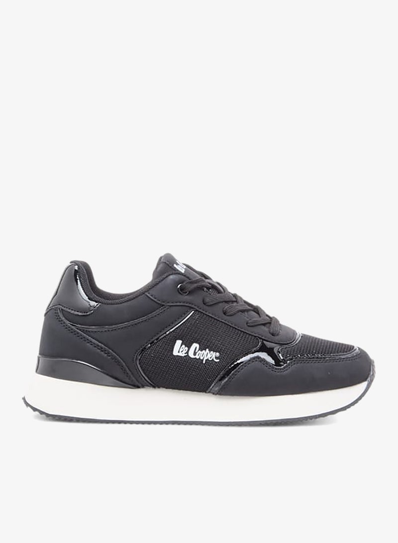 Lee Cooper Women's Mesh Sneakers with Lace-Up Closure - Image 1