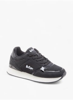Lee Cooper Women's Mesh Sneakers with Lace-Up Closure  - Image 2
