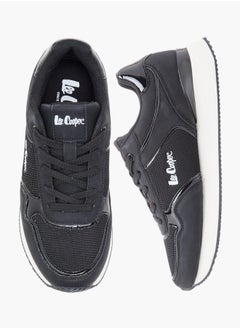 Lee Cooper Women's Mesh Sneakers with Lace-Up Closure  - Image 1