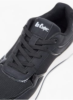 Lee Cooper Women's Mesh Sneakers with Lace-Up Closure  - Image 4