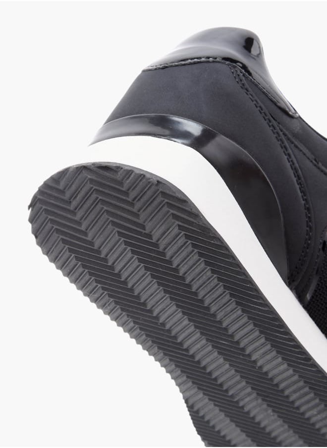 Lee Cooper Women's Mesh Sneakers with Lace-Up Closure  - Image 5