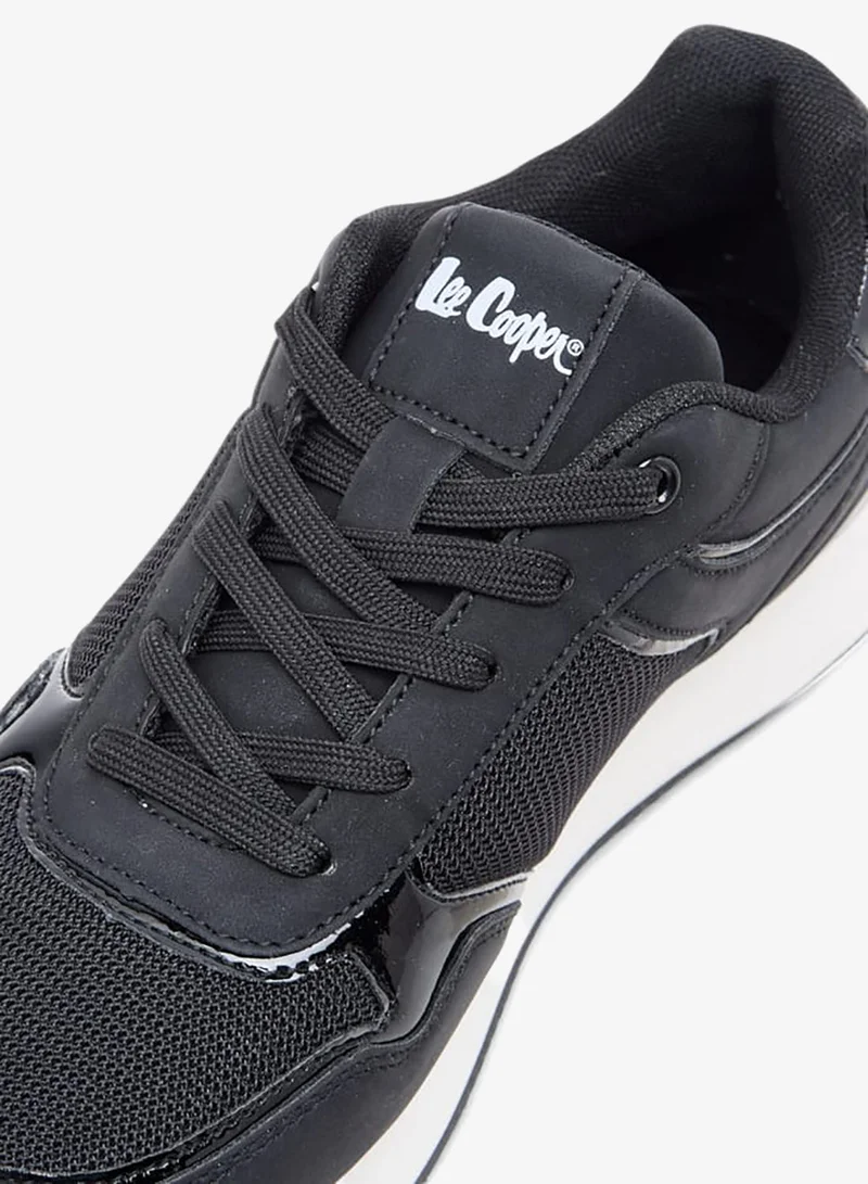 Lee Cooper Women's Mesh Sneakers with Lace-Up Closure